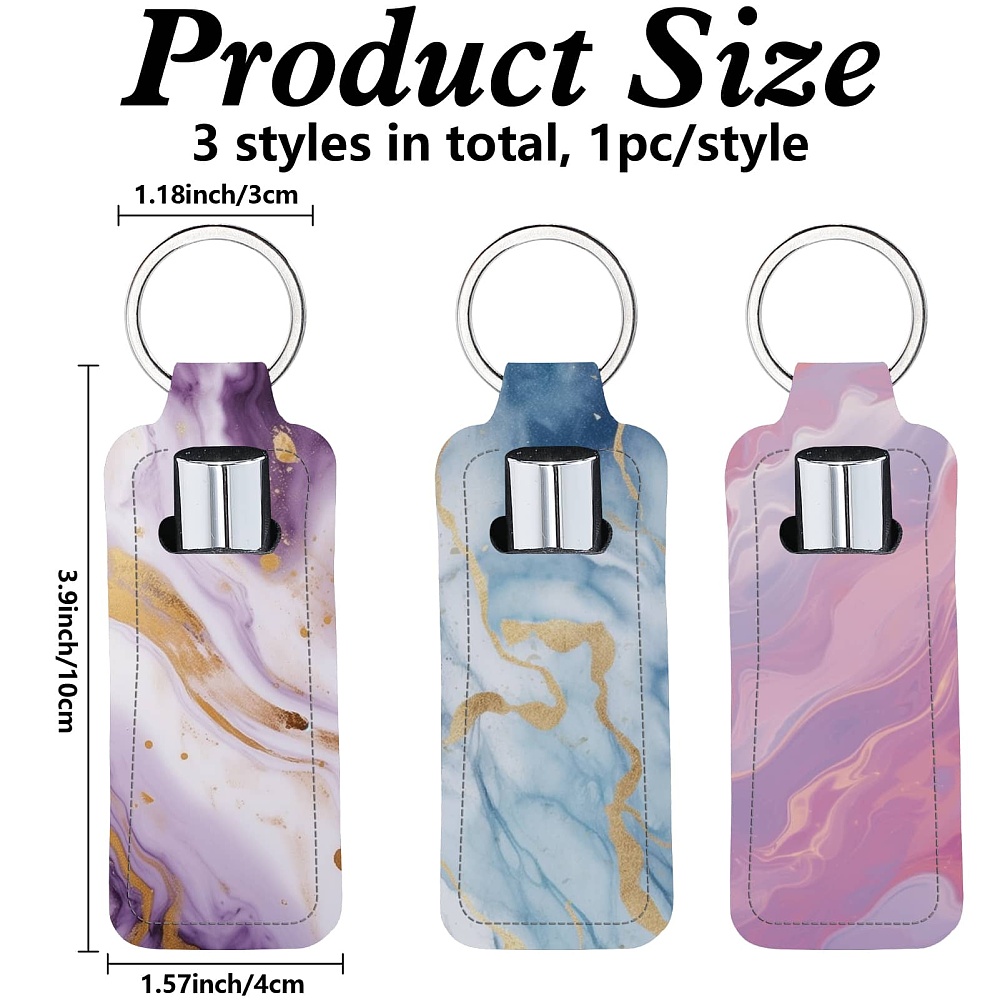 Chapstick Holder Keychain Marb - огляд і ціна Lip Balm