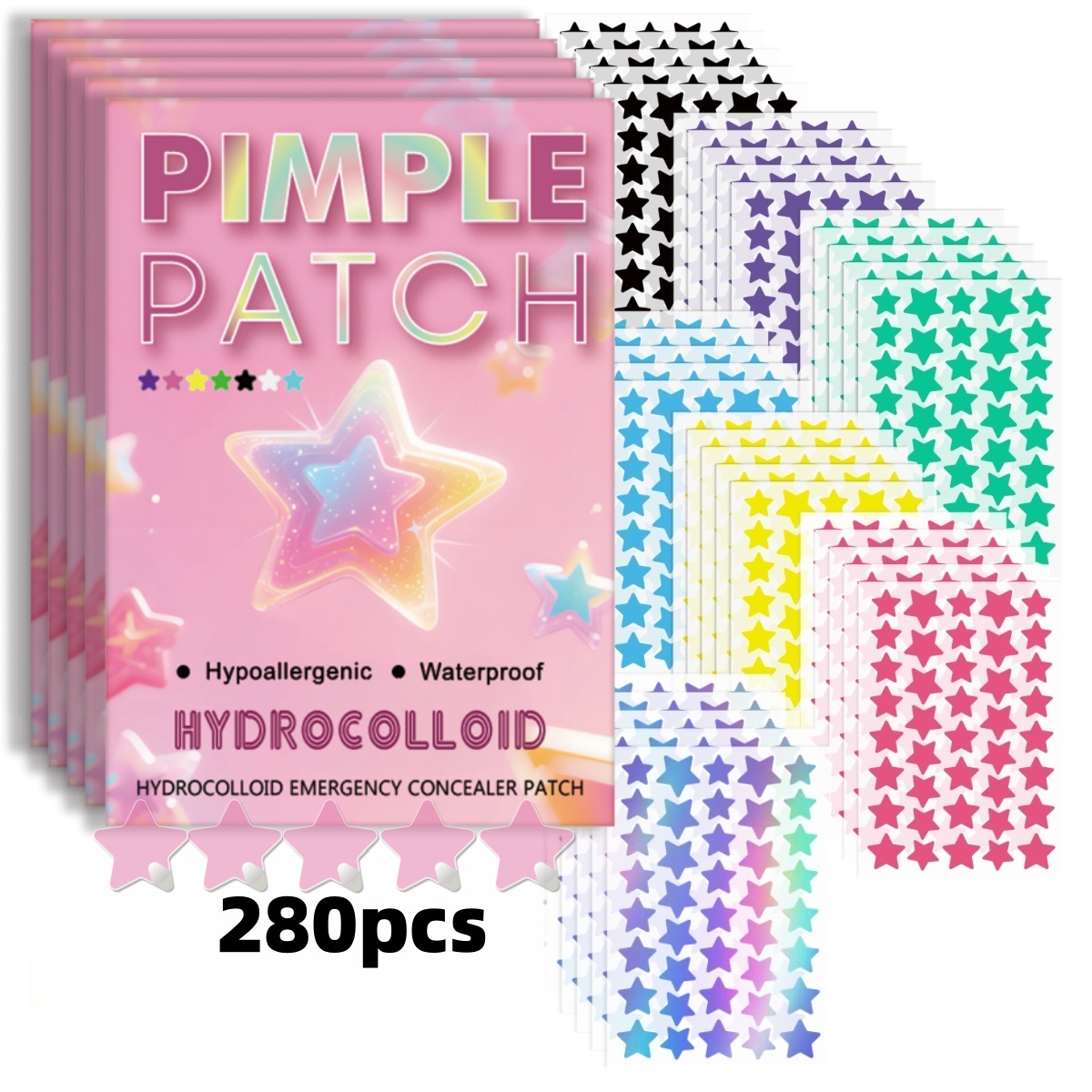 280pieces of multi-color star  - огляд і ціна Face Moisturizer
