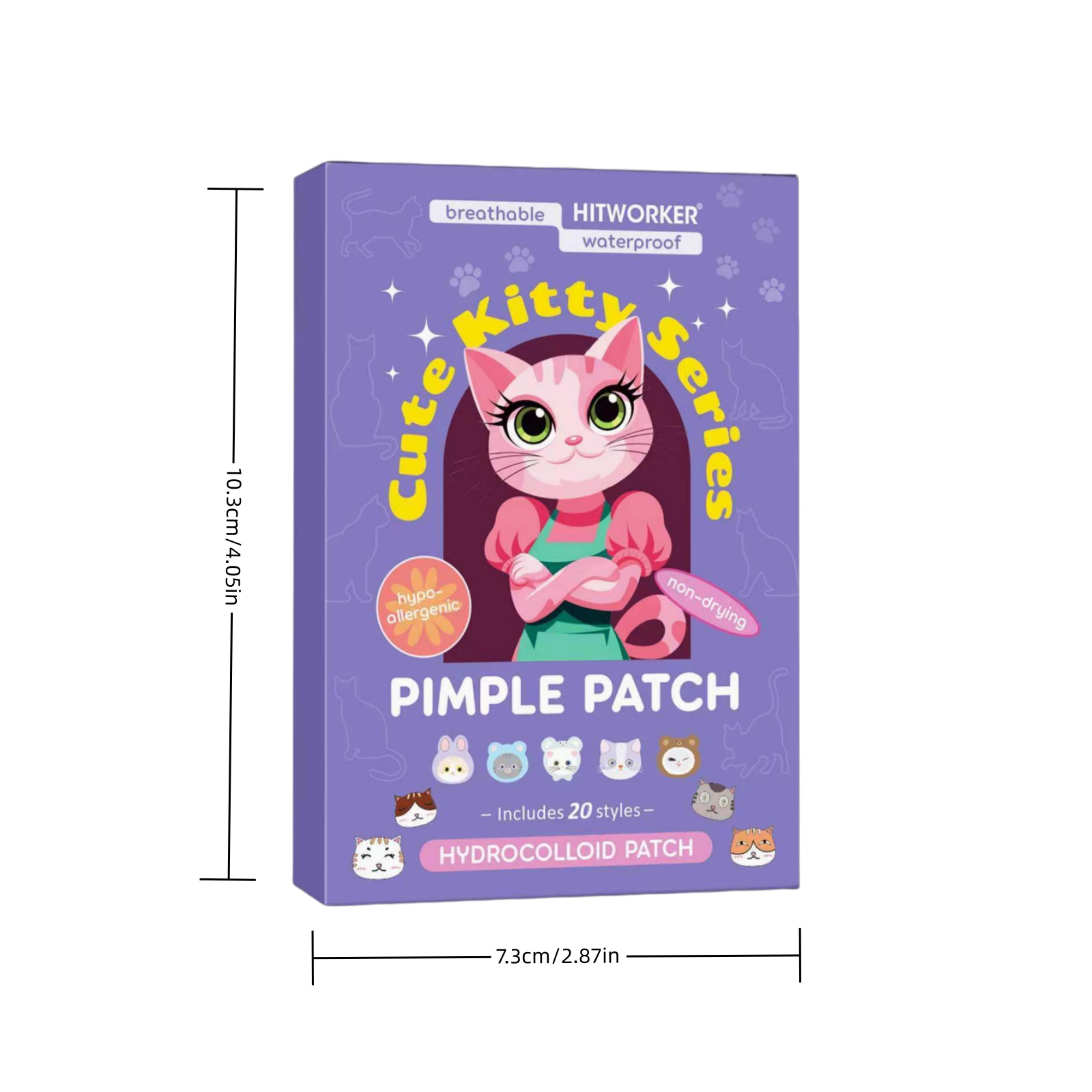 40/100/300pcs Cartoon Cat Acne - огляд і ціна Face Oil