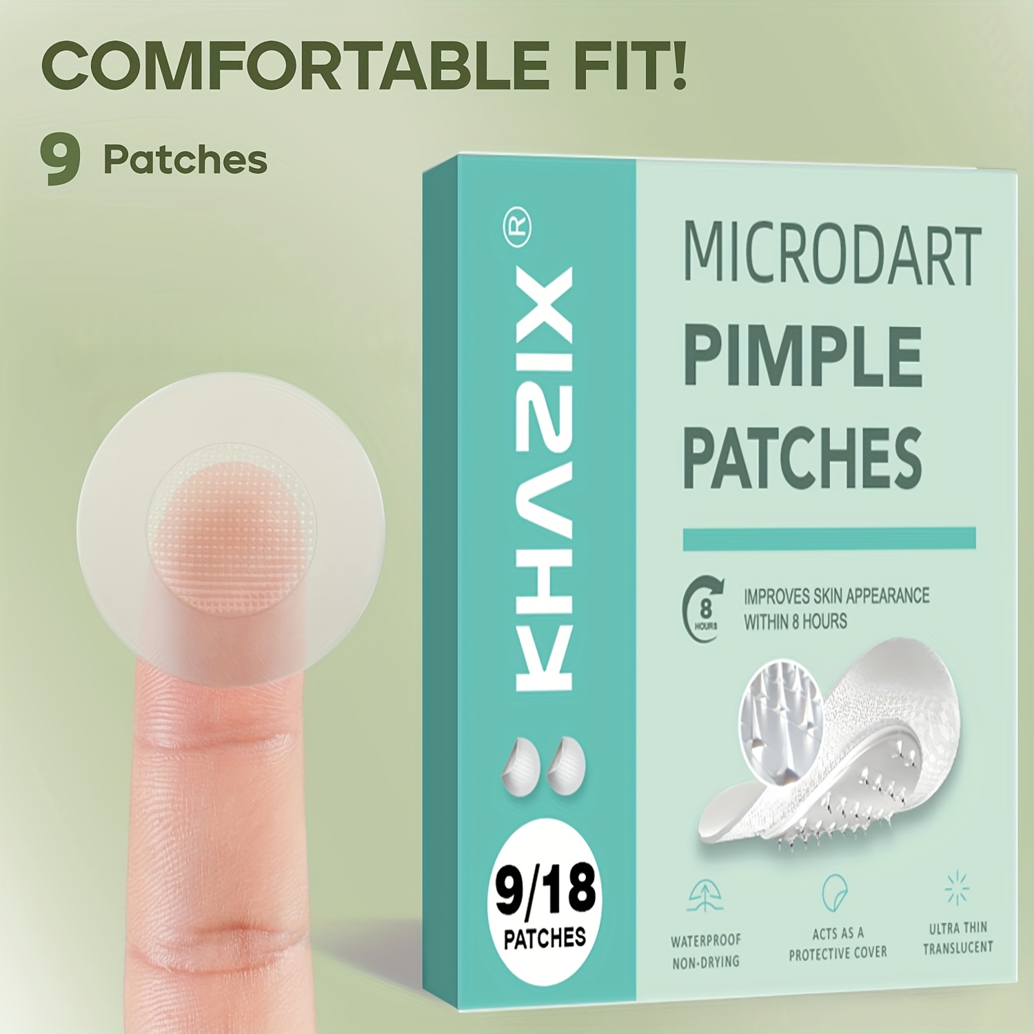9 pieces water-based acne patc - огляд і ціна Face Moisturizer