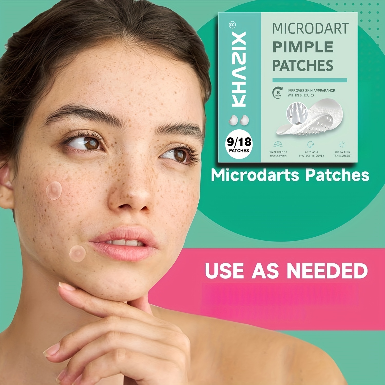 9 pieces water-based acne patc - огляд і ціна Face Moisturizer