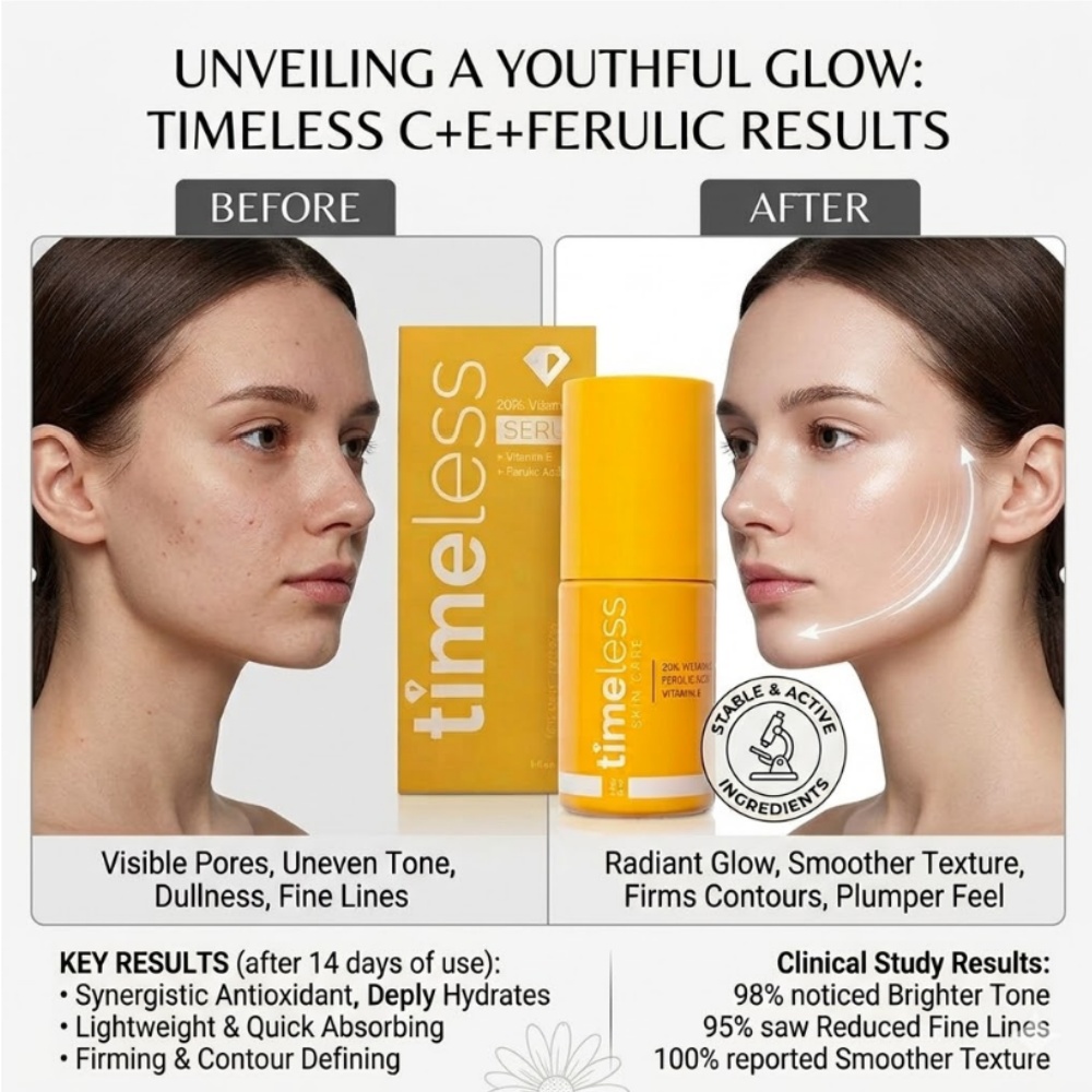 Timeless 30ml Vitamin C Feruli - огляд і ціна Vitamin C Serum